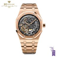 Audemars Piguet Royal Oak Double Balance Wheel Openwork Rose gold - ref 15407OR.OO.1220OR.01