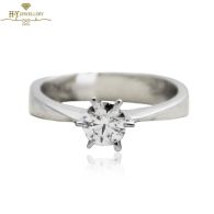 White Gold Brilliant Cut Solitaire Engagement Ring - 0.50ct