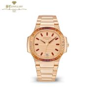 Patek Philippe Ladies Automatic Spessartite Baguettes Rose Gold - ref 7118/1300R-001