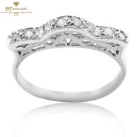 White Gold Brilliant Cut Diamond Engagement Ring - 0.25 ct