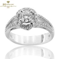 White Gold Brilliant Cut Diamond Ring - 0.40ct