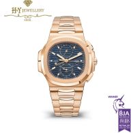 Patek Philippe Nautilus Travel Time Chronograph Rose Gold - ref 5990/1R-001