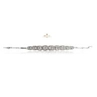 White Gold Brilliant Cut Diamond Bracelet - 1.15 ct