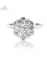 White Gold Brilliant Cut Diamond Engagement Ring - 1.56ct