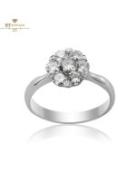 White Gold Brilliant Cut Diamond Engagement Ring - 0.81ct