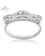 White Gold Brilliant Cut Diamond Engagement Ring - 0.25 ct